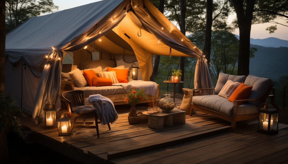 Glamping, lusso e natura si incontrano